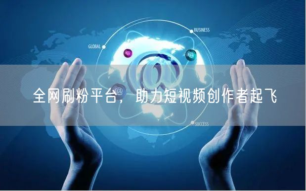 全网刷粉平台，助力短视频创作者起飞