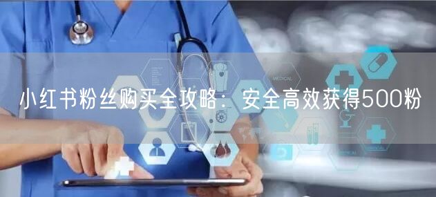 小红书粉丝购买全攻略：安全高效获得500粉