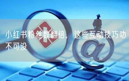 小红书粉丝数翻倍，这些互动技巧功不可没