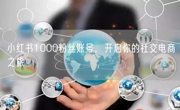 小红书1000粉丝账号，开启你的社交电商之旅