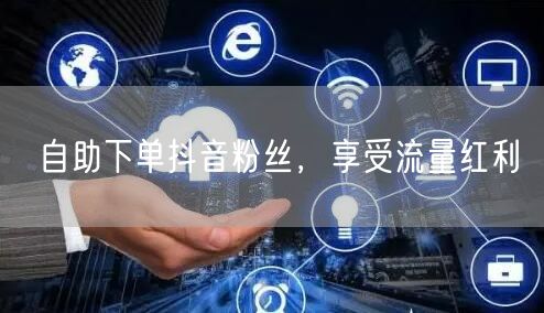 自助下单抖音粉丝，享受流量红利