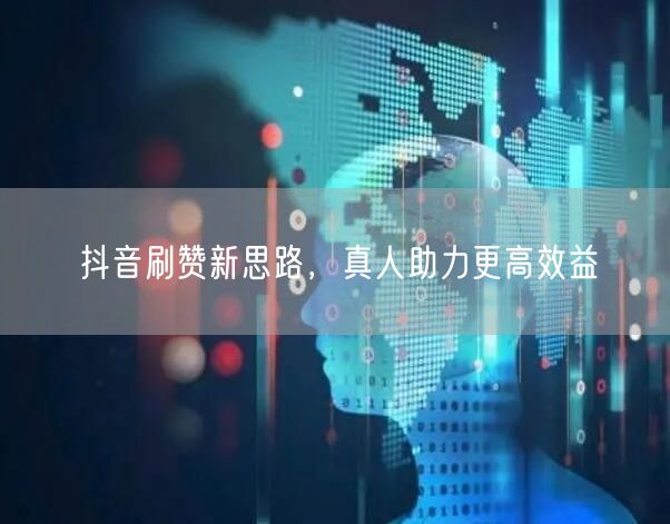 抖音刷赞新思路，真人助力更高效益