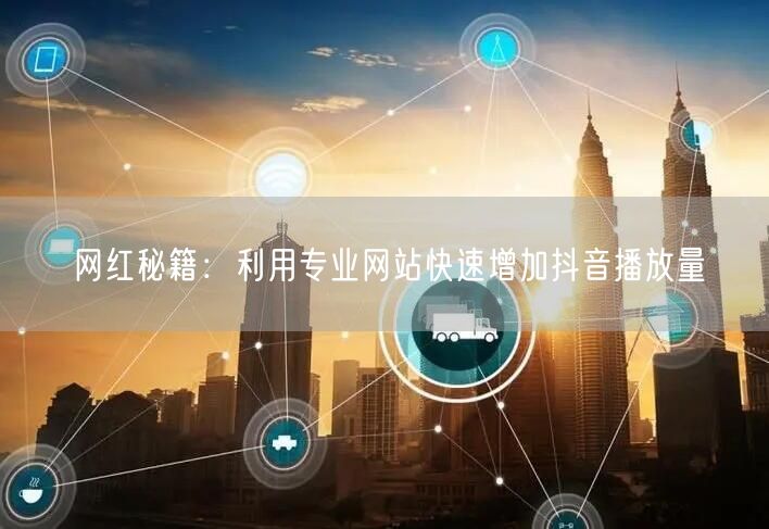 网红秘籍：利用专业网站快速增加抖音播放量