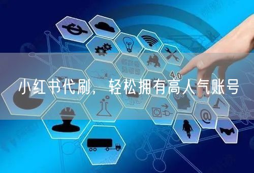 小红书代刷，轻松拥有高人气账号