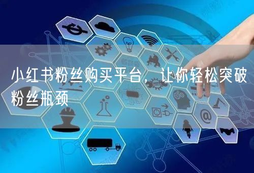 小红书粉丝购买平台，让你轻松突破粉丝瓶颈