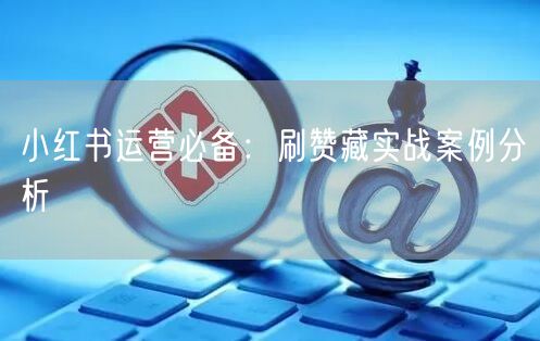 小红书运营必备：刷赞藏实战案例分析