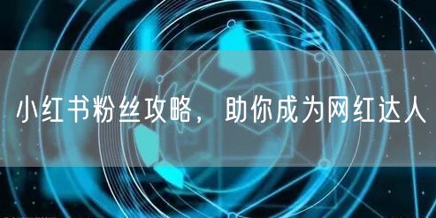 小红书粉丝攻略，助你成为网红达人