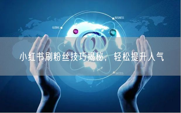 小红书刷粉丝技巧揭秘，轻松提升人气