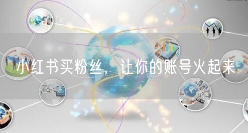 小红书买粉丝，让你的账号火起来