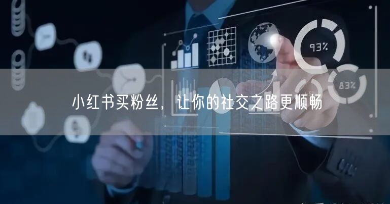 小红书买粉丝，让你的社交之路更顺畅