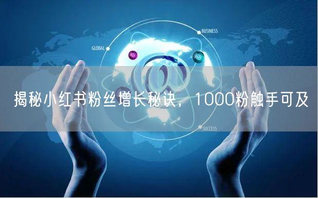 揭秘小红书粉丝增长秘诀，1000粉触手可及