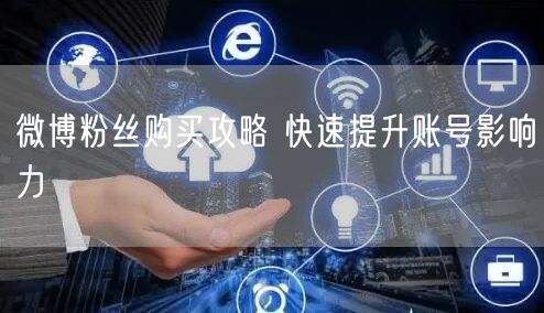 微博粉丝购买攻略 快速提升账号影响力