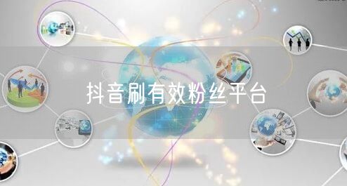 抖音刷有效粉丝平台